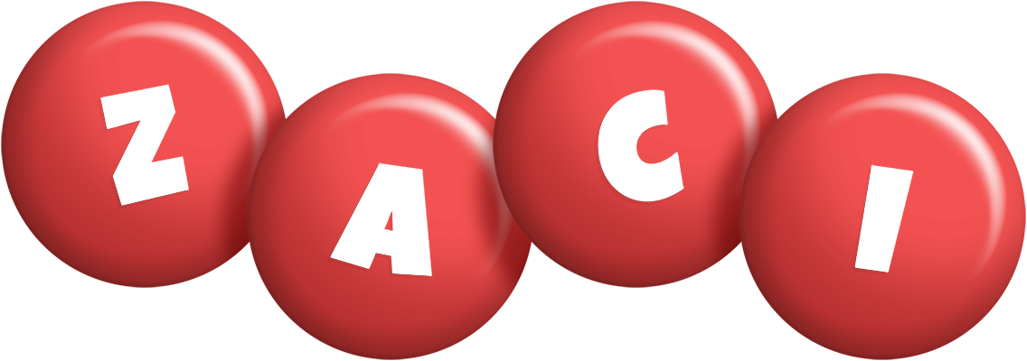 Zaci candy-red logo