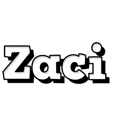 Zaci snowing logo