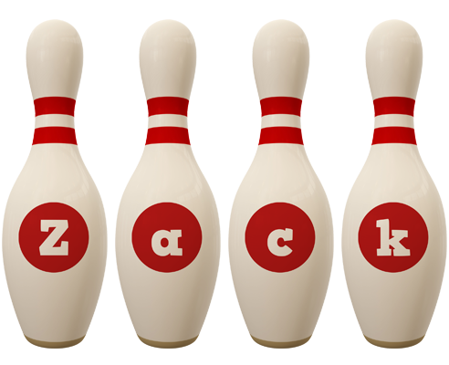 Zack bowling-pin logo