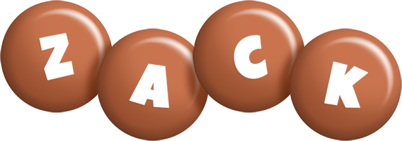 Zack candy-brown logo
