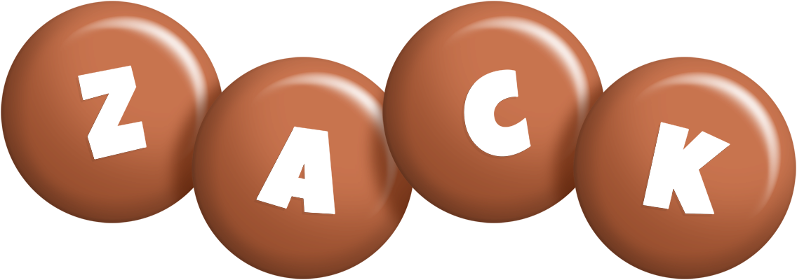 Zack candy-brown logo