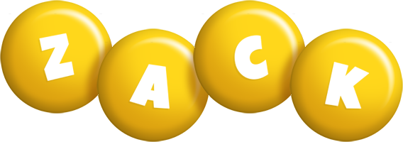 Zack candy-yellow logo