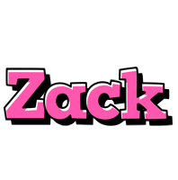 Zack girlish logo