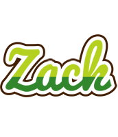 Zack golfing logo
