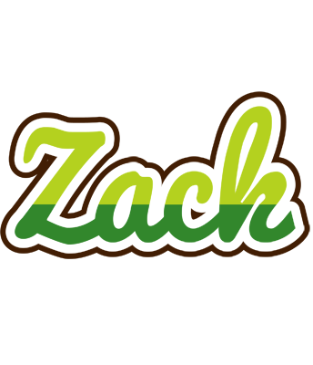 Zack golfing logo