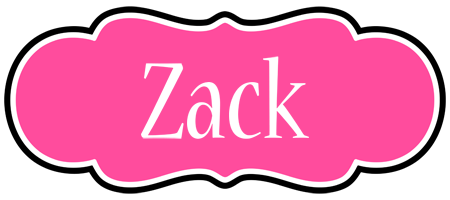 Zack invitation logo