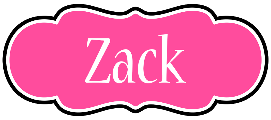 Zack invitation logo