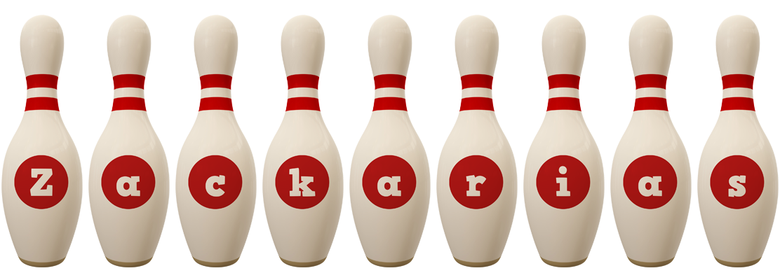 Zackarias bowling-pin logo