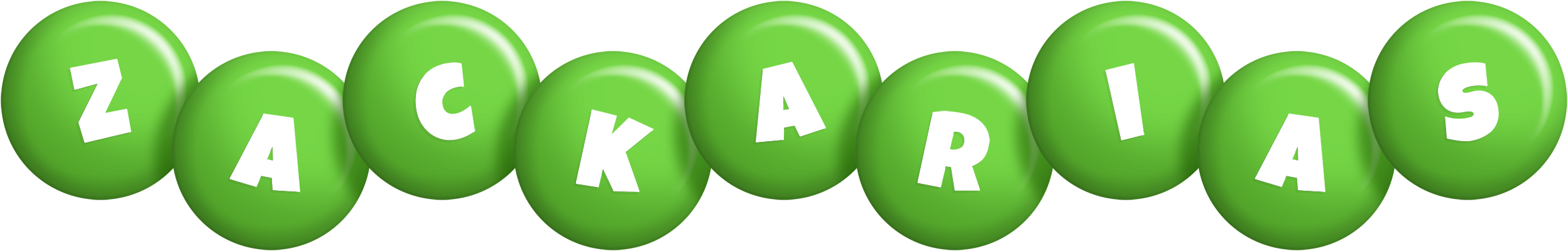 Zackarias candy-green logo