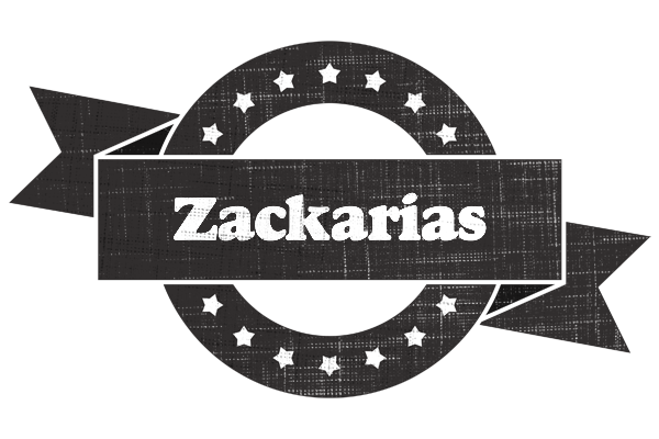 Zackarias grunge logo