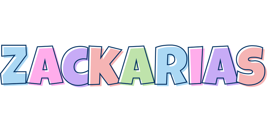 Zackarias pastel logo
