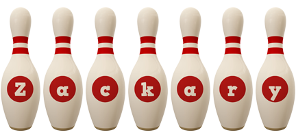 Zackary bowling-pin logo