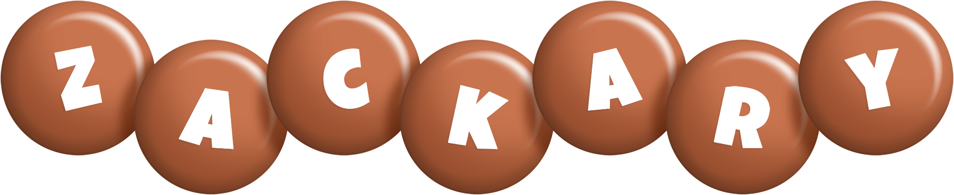 Zackary candy-brown logo