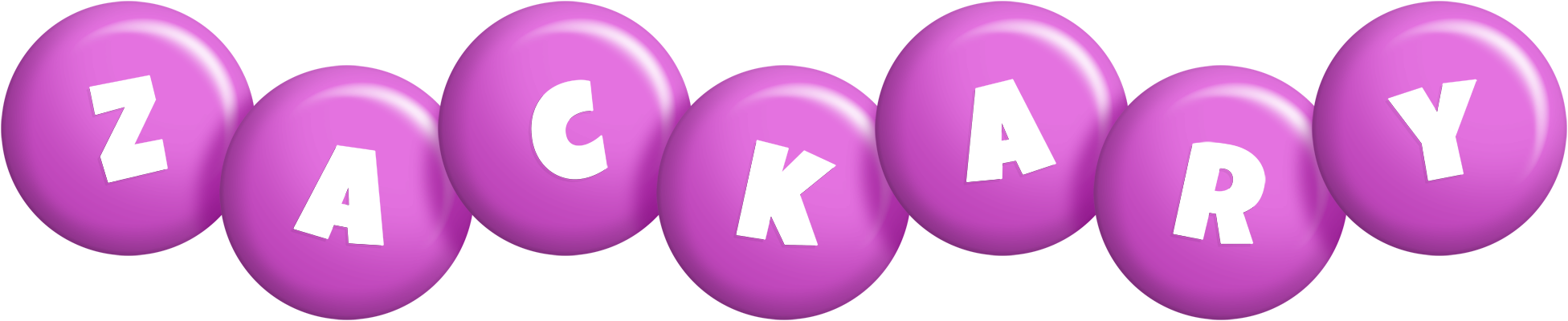Zackary candy-purple logo
