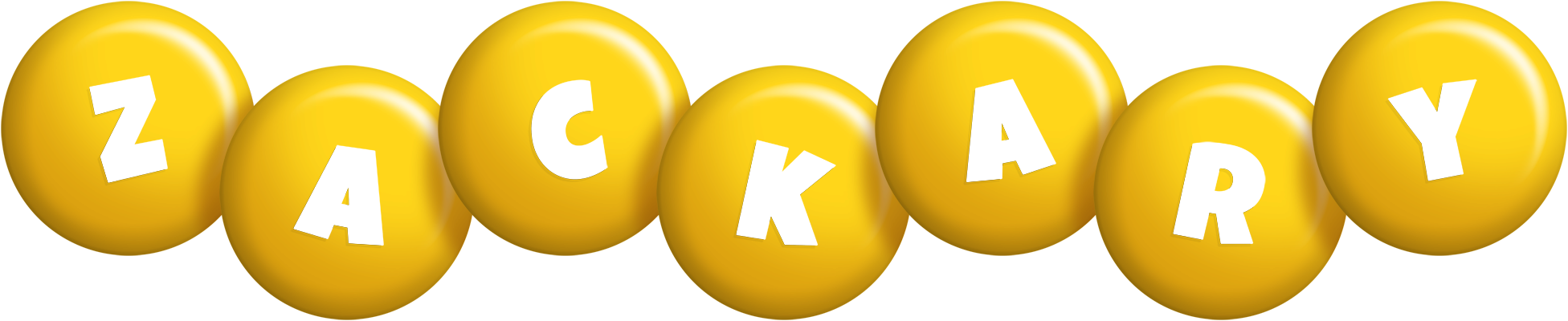 Zackary candy-yellow logo