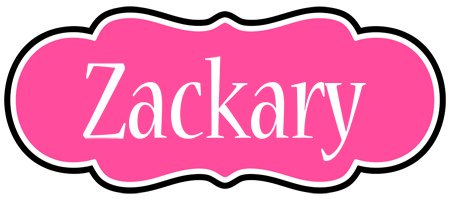 Zackary invitation logo