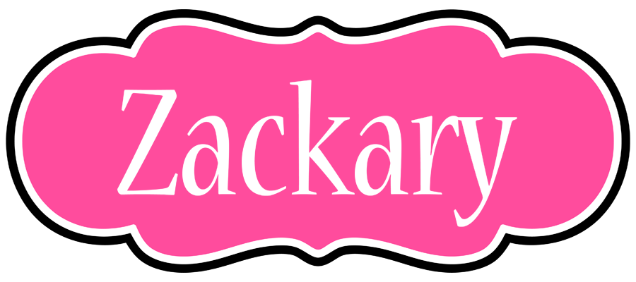 Zackary invitation logo