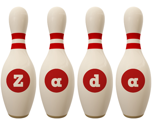 Zada bowling-pin logo