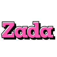 Zada girlish logo