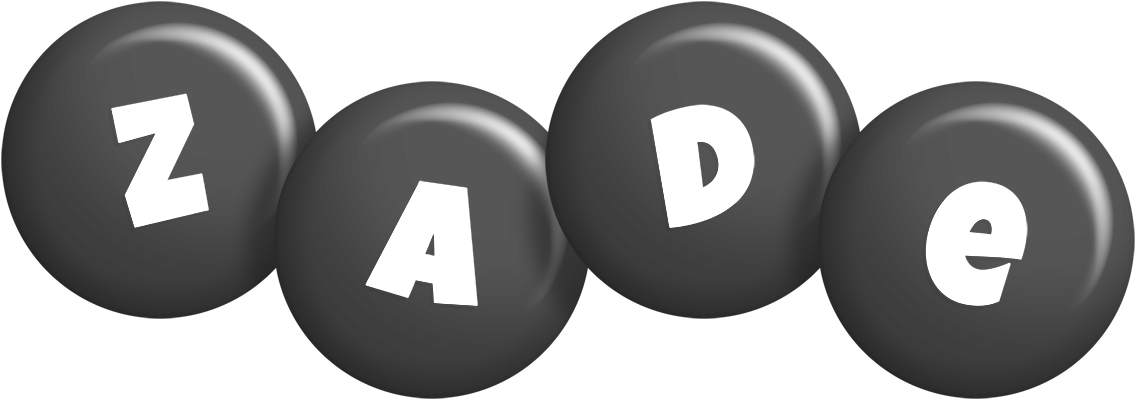 Zade candy-black logo