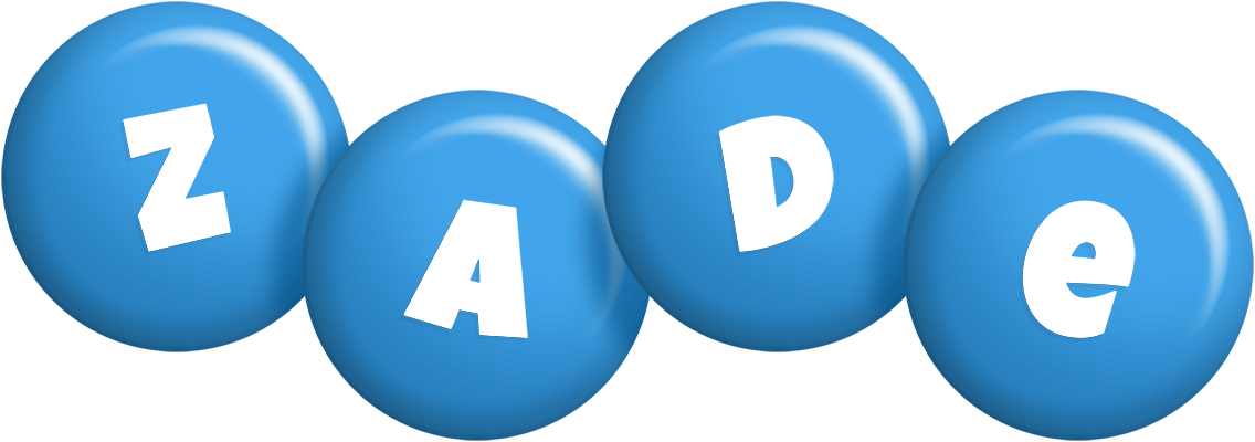 Zade candy-blue logo