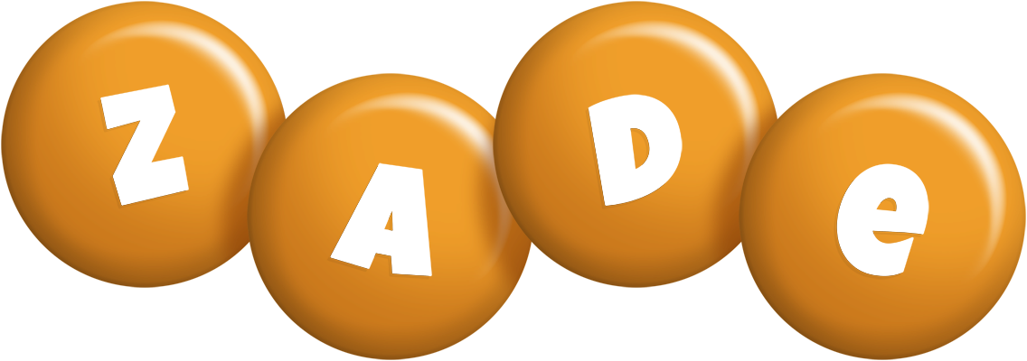 Zade candy-orange logo