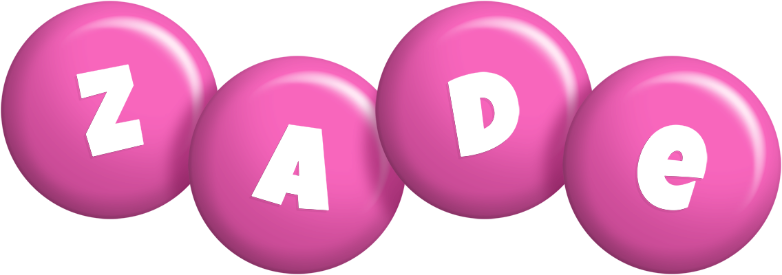 Zade candy-pink logo