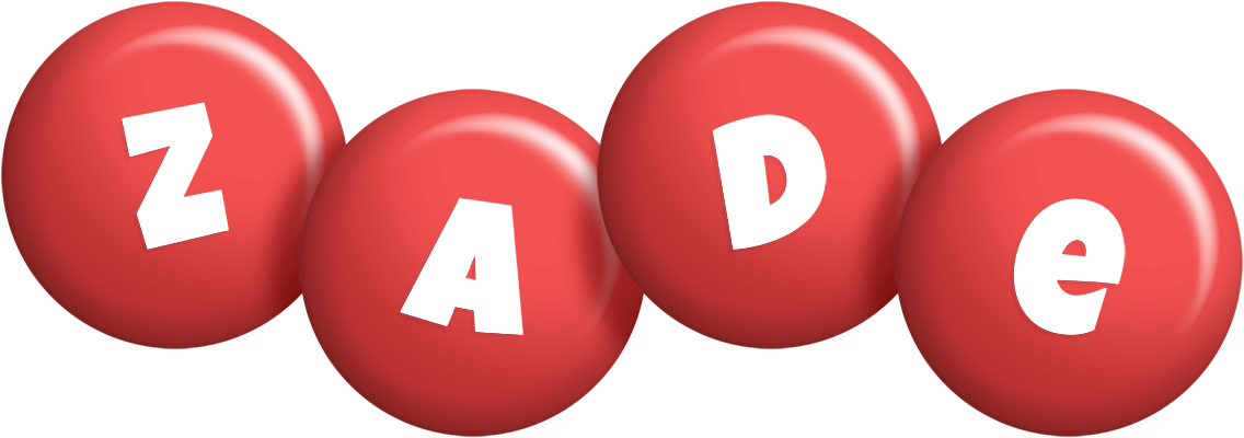 Zade candy-red logo
