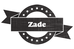 Zade grunge logo