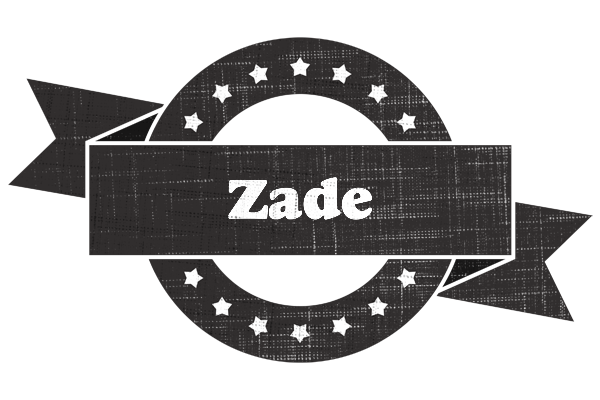 Zade grunge logo