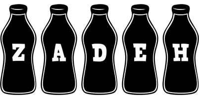 Zadeh bottle logo