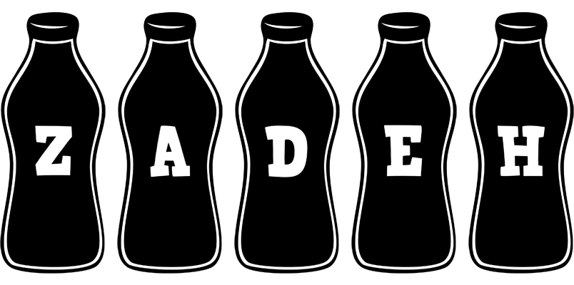 Zadeh bottle logo