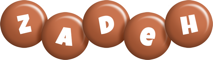 Zadeh candy-brown logo