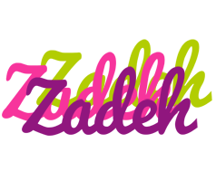 Zadeh flowers logo