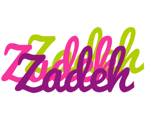 Zadeh flowers logo