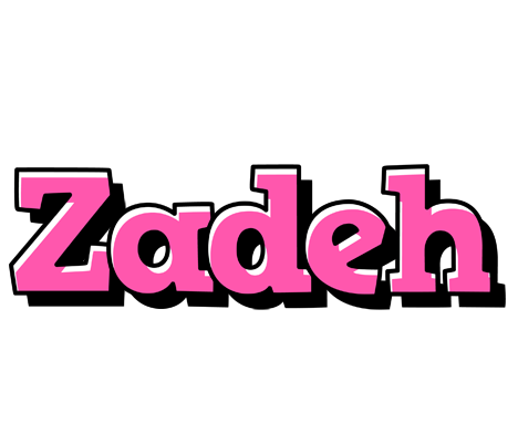 Zadeh girlish logo