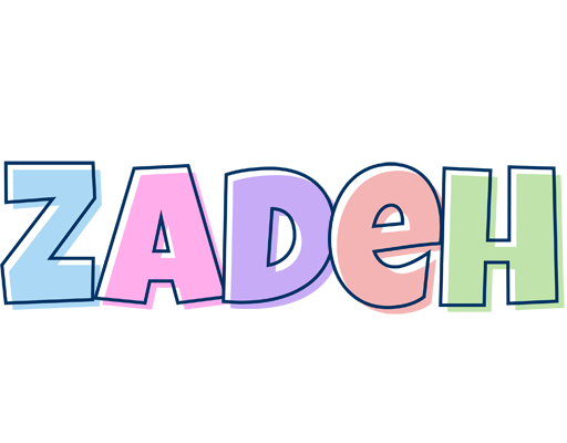 Zadeh pastel logo