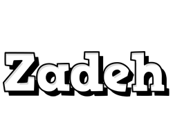 Zadeh snowing logo