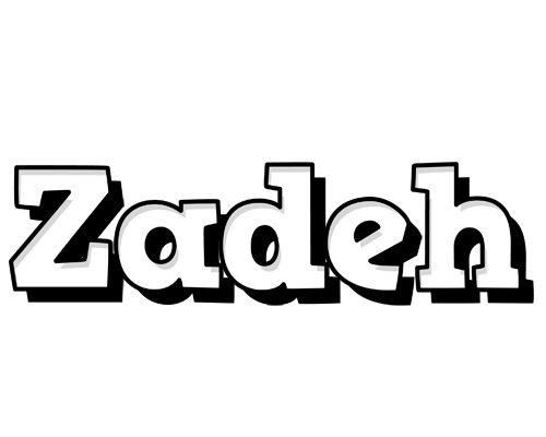 Zadeh snowing logo