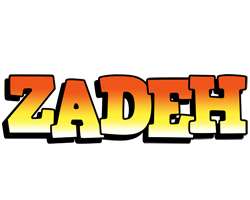 Zadeh sunset logo