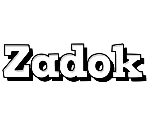 Zadok snowing logo