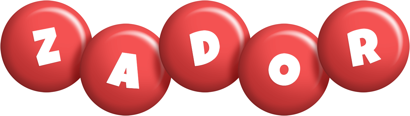 Zador candy-red logo