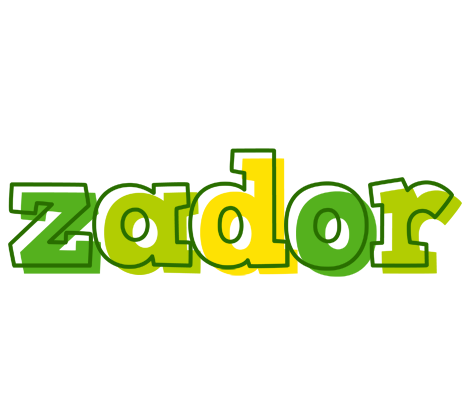 Zador juice logo