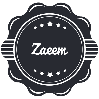 Zaeem badge logo