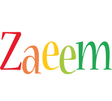 Zaeem birthday logo