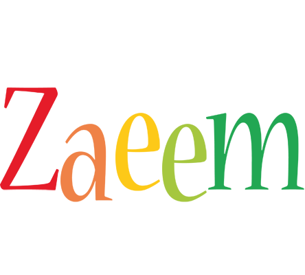 Zaeem birthday logo
