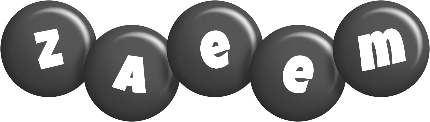 Zaeem candy-black logo