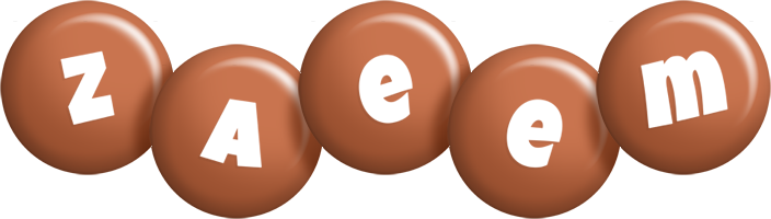 Zaeem candy-brown logo