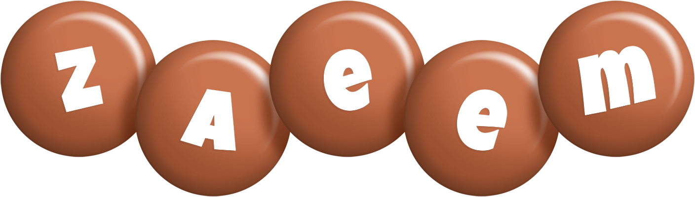 Zaeem candy-brown logo