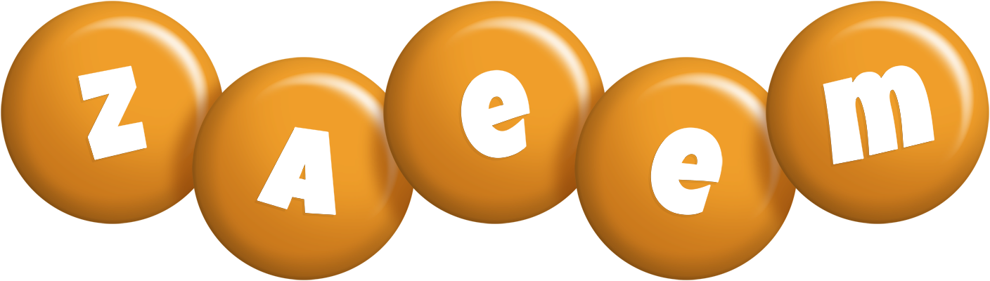 Zaeem candy-orange logo